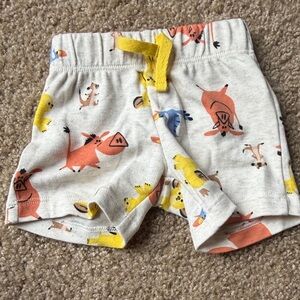 Baby Disney Cartoon Printed Shorts